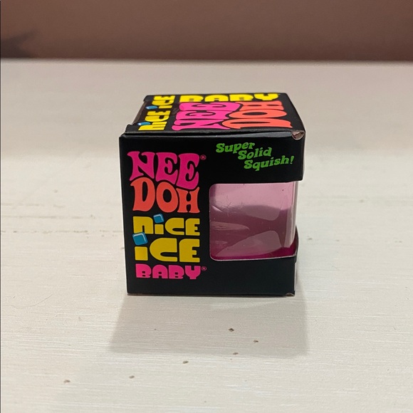NeeDoh Nice Ice Baby Cube - Pink - Picture 2 of 5
